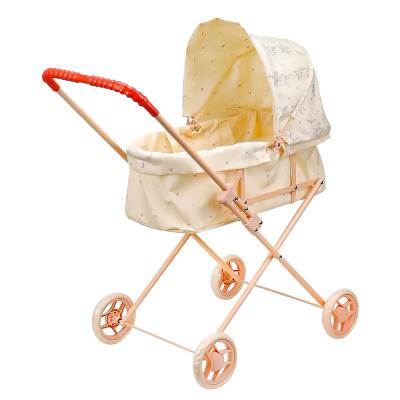 Коляска для кукол Заюшка со съемной люлькой Рыжий кот 9308-NF 1